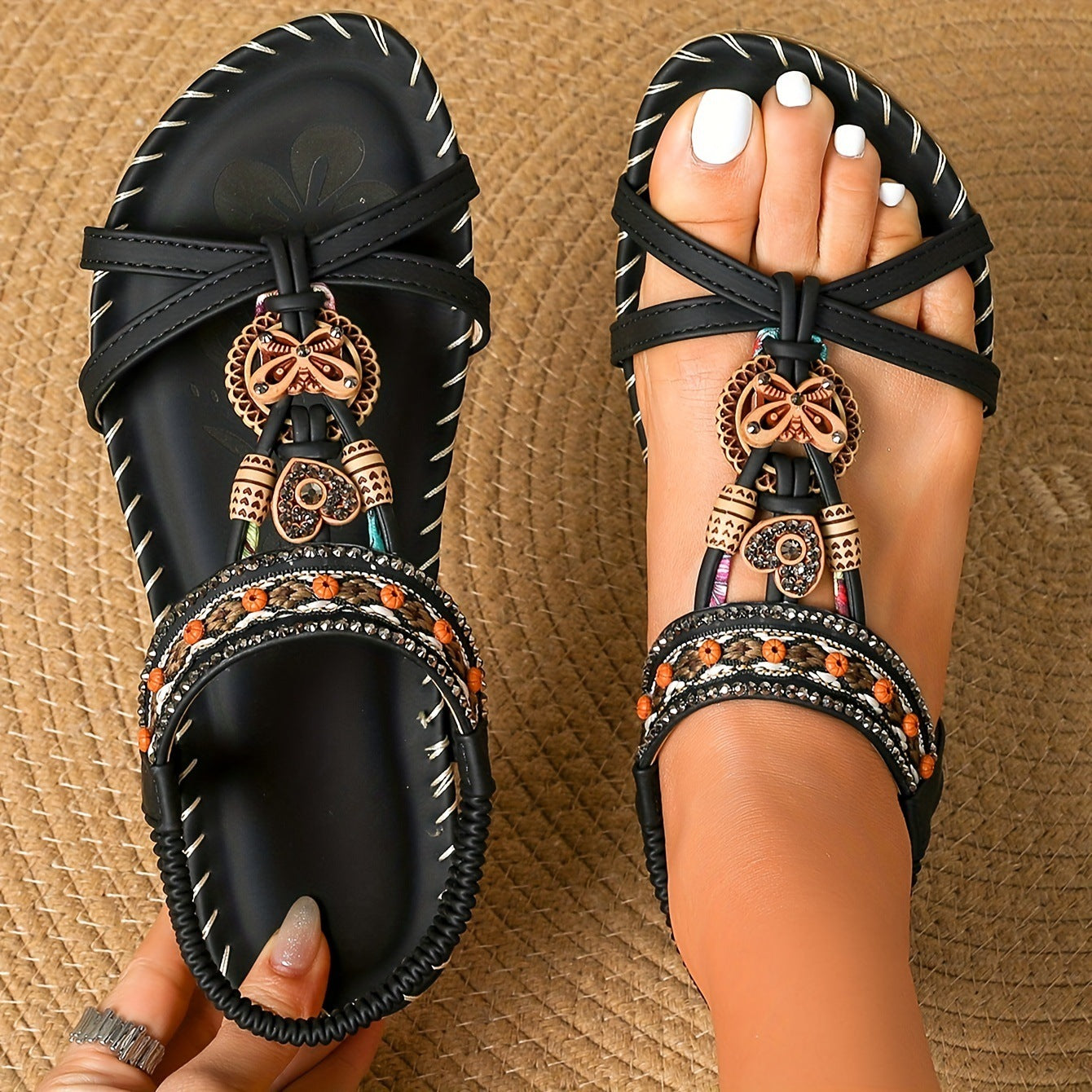 Sandales à papillon